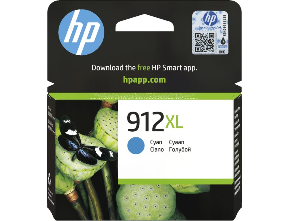 TINTEIRO HP 912 XL OFFICEJET 8010 / 8020 / 8035 CIAN 825 PAG