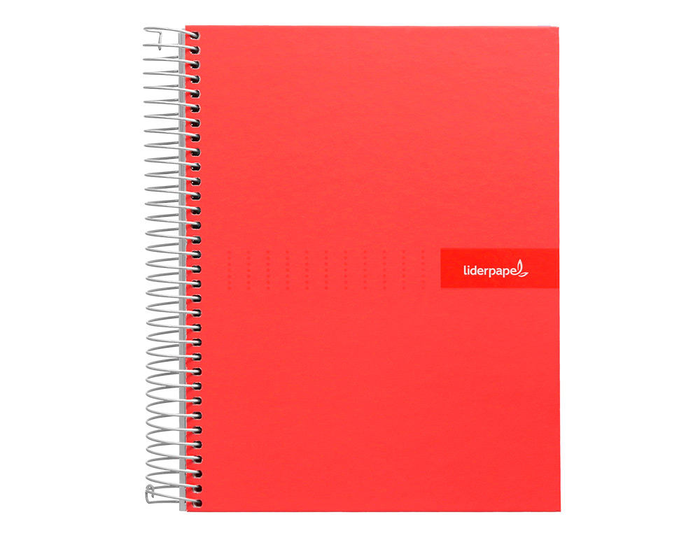 CADERNO ESPIRAL LIDERPAPEL CRAFTY DIN A4 CAPA FORRADA 80F 90 GR PAUTADO 7MM DUPLA MARGEM CORES SORTIDAS
