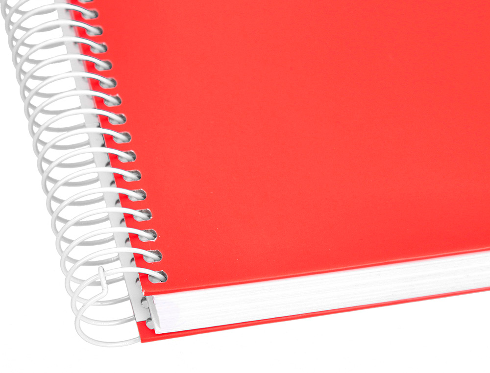 CADERNO ESPIRAL LIDERPAPEL CRAFTY DIN A4 CAPA FORRADA 80F 90 GR PAUTADO 7MM DUPLA MARGEM CORES SORTIDAS