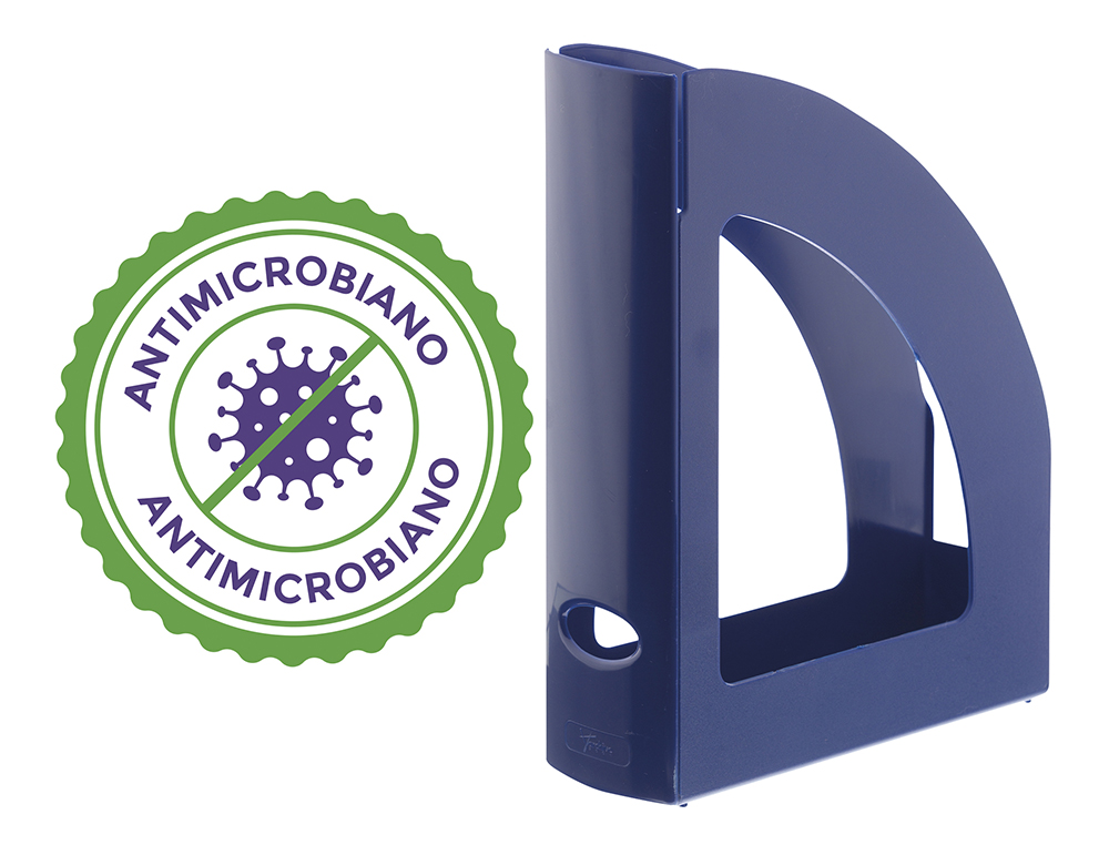 GAVETA DE ARQUIVO ARCHIVO 2000 ANTIMICROBIANO SANITIZED POLIESTIRENO LOMBADA 80 MM AZUL 250X80X320 MM