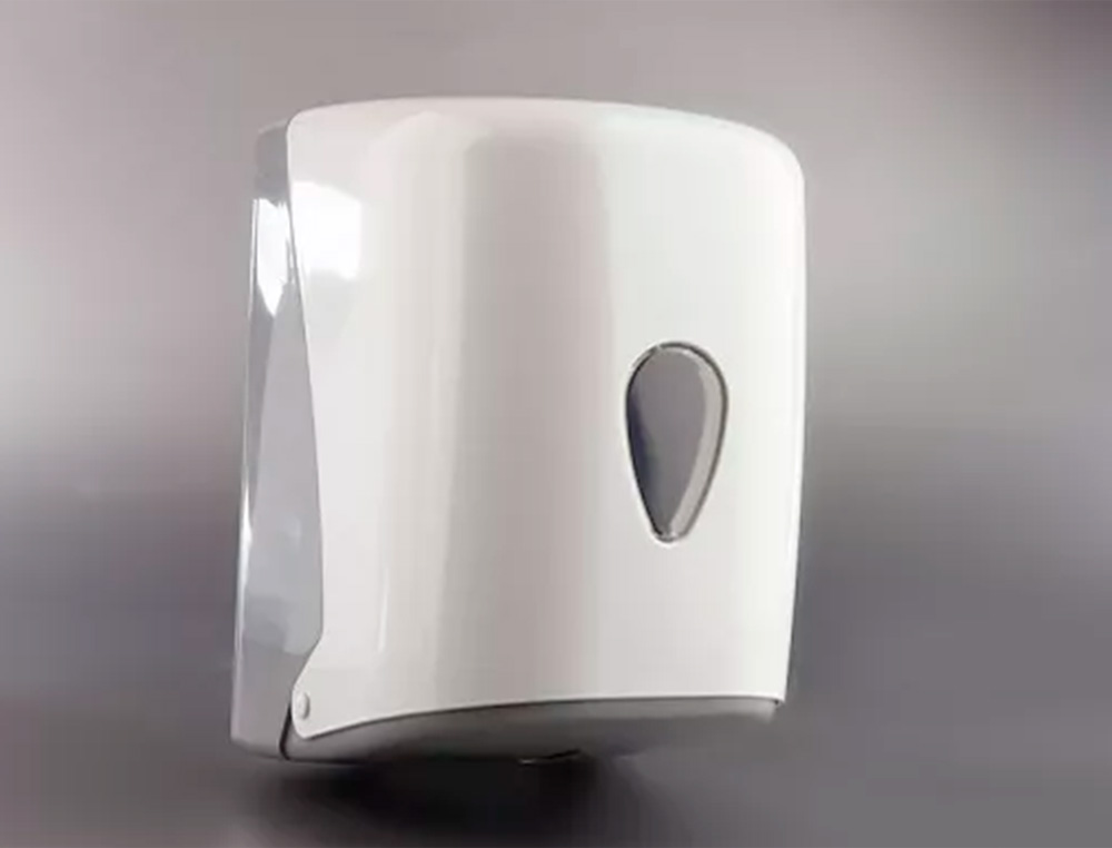 DISPENSADOR PAPEL SECA MOS DAHI JAVEA MECHA ABS COR BRANCO 321X207X220 MM