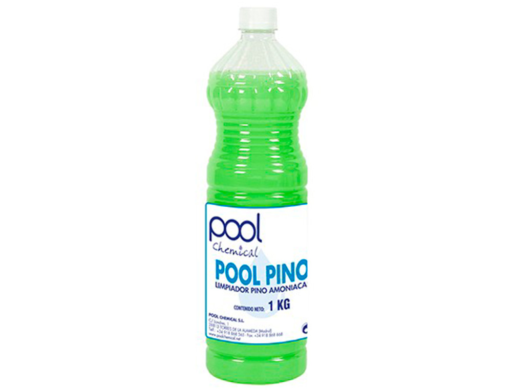 LIQUIDO DE LIMPEZA AMONIACAL POOL CHEMICAL AROMA PINHO GARRAFA 1 LITRO