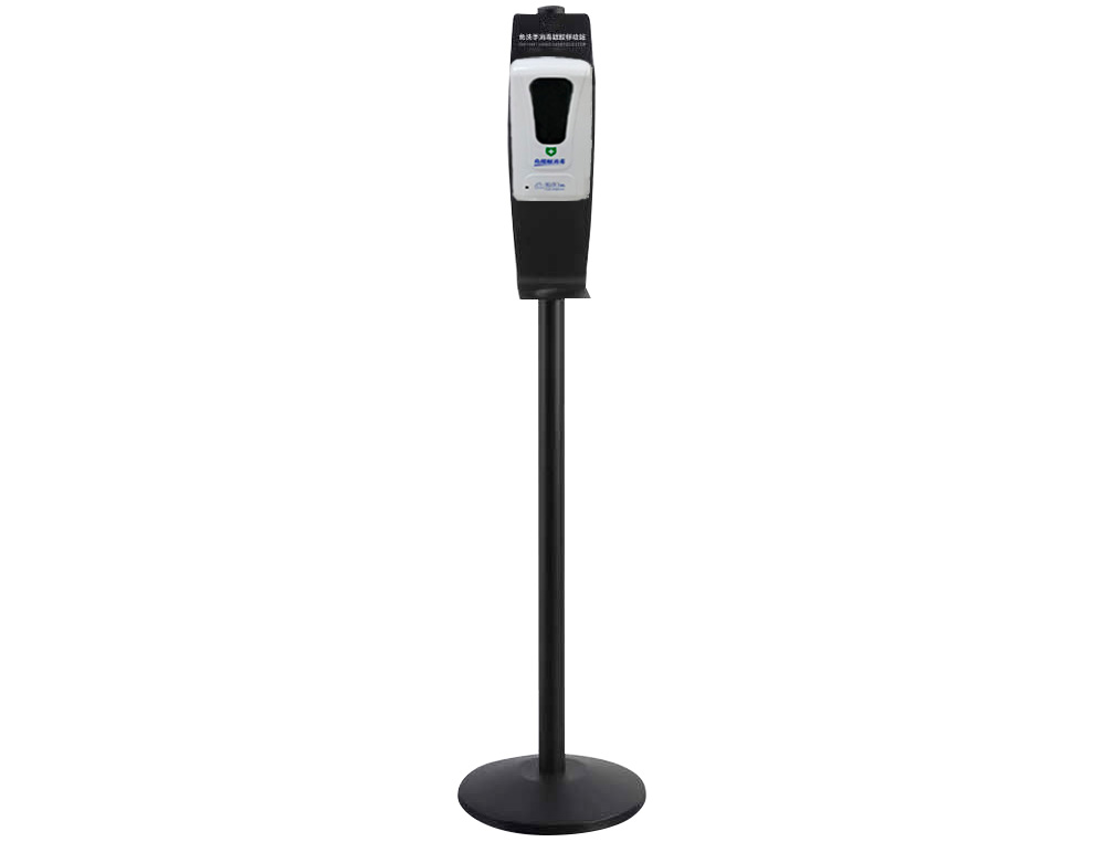 DISPENSADOR HIGIENICO DE SABAO AUTOMATICO COM SENSOR E SUPORTE METALICO Q-CONNECT 152 CM ALTURA 1000 ML COR BRANCO 13X11
