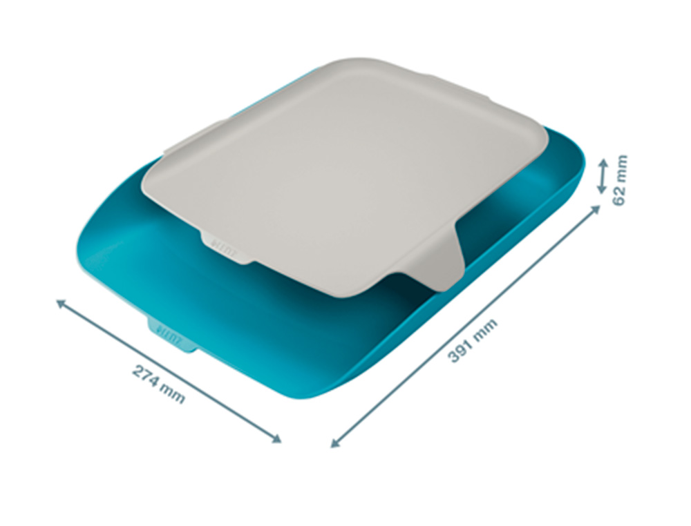 BANDEJA ORGANIZADORA EM PLASTICO LEITZ COSY AZUL
