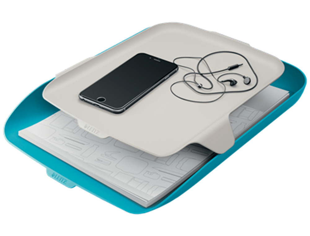 BANDEJA ORGANIZADORA EM PLASTICO LEITZ COSY AZUL