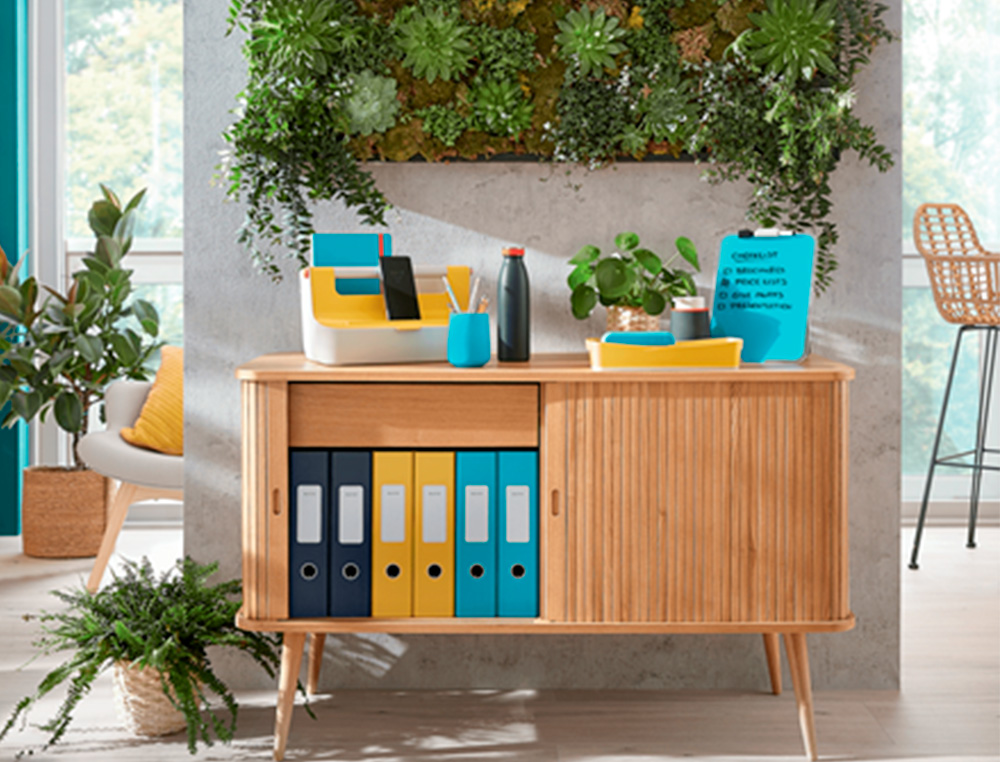 BANDEJA ORGANIZADORA EM PLASTICO LEITZ COSY AZUL