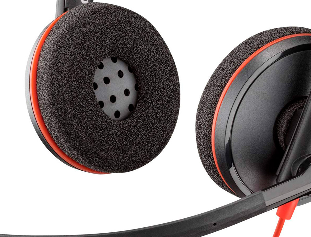 AURICULAR PLANTRONICS BLACKWIRE 3320 DIADEMA BINAURAL CABO USB-A