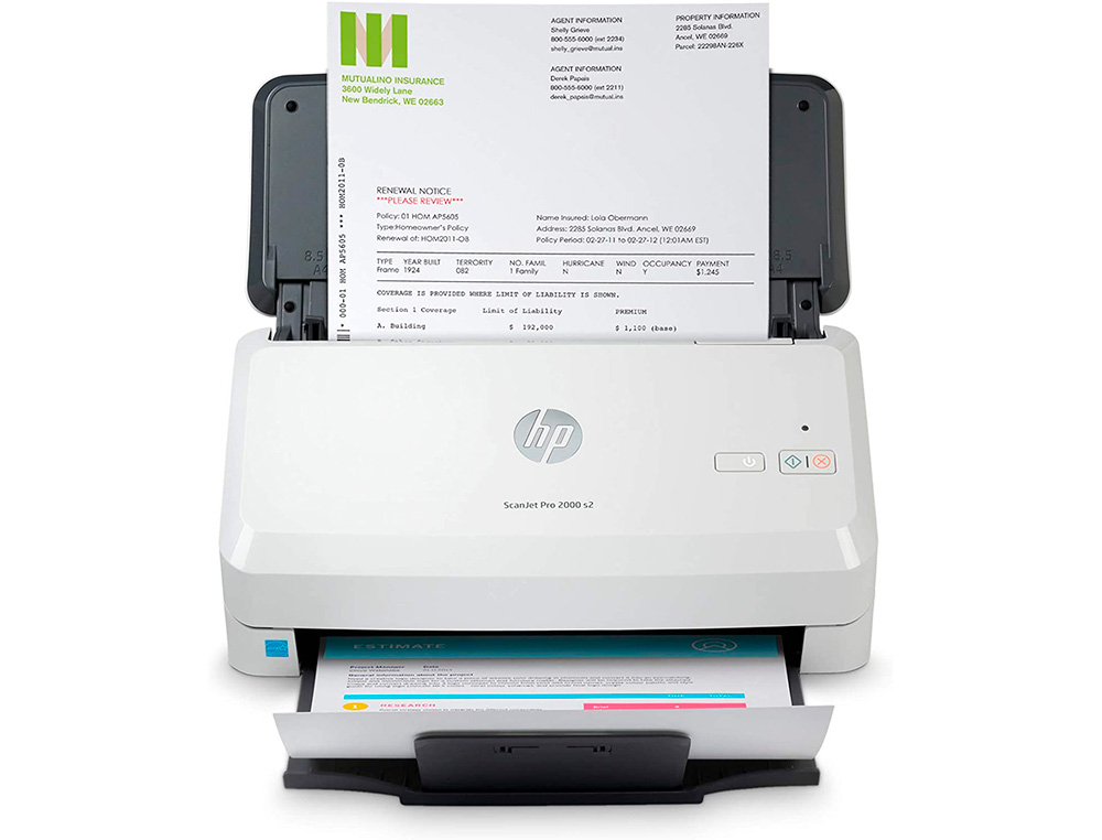 SCANNER HP SCANJET PRO 2000 S2 LED ALIMENTACAO VERTICAL 50 FOLHAS DUPLEX
