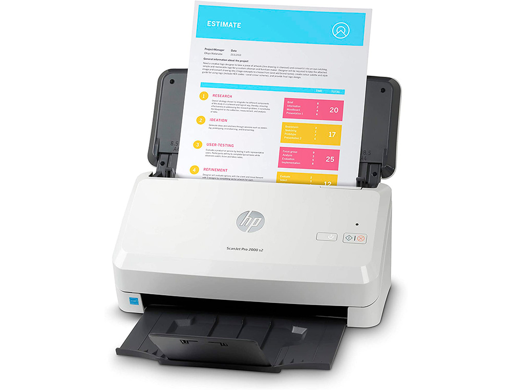 SCANNER HP SCANJET PRO 2000 S2 LED ALIMENTACAO VERTICAL 50 FOLHAS DUPLEX