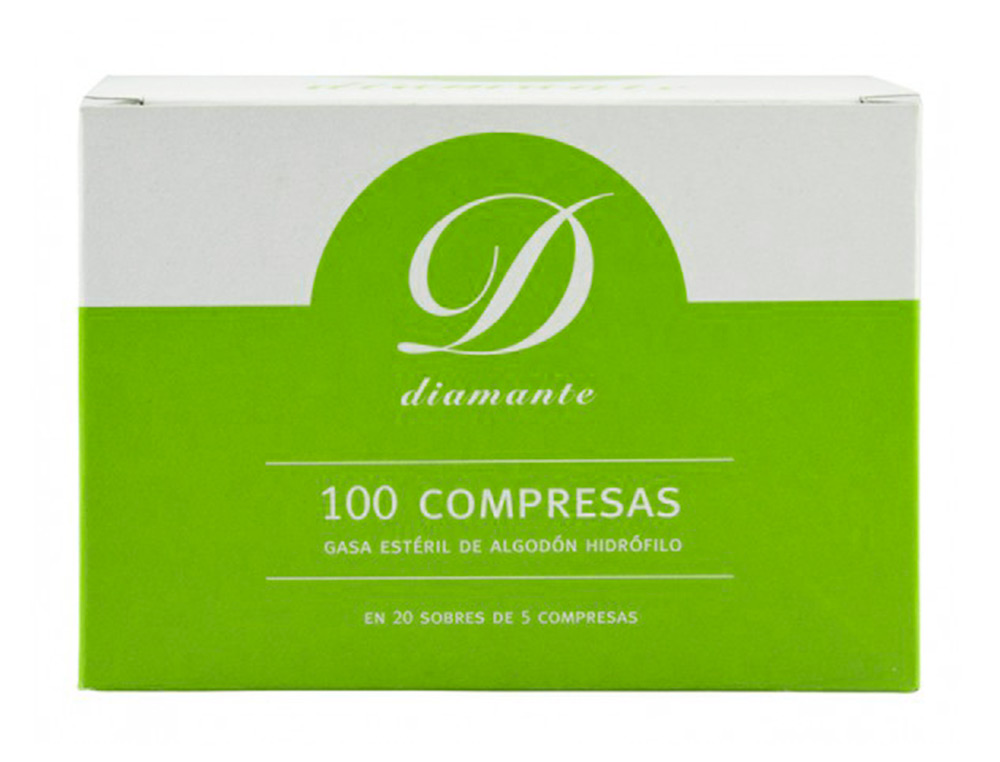 GAZE ESTERIL ALGODAO HIDROFILO CAIXA DE 100 UNIDADES