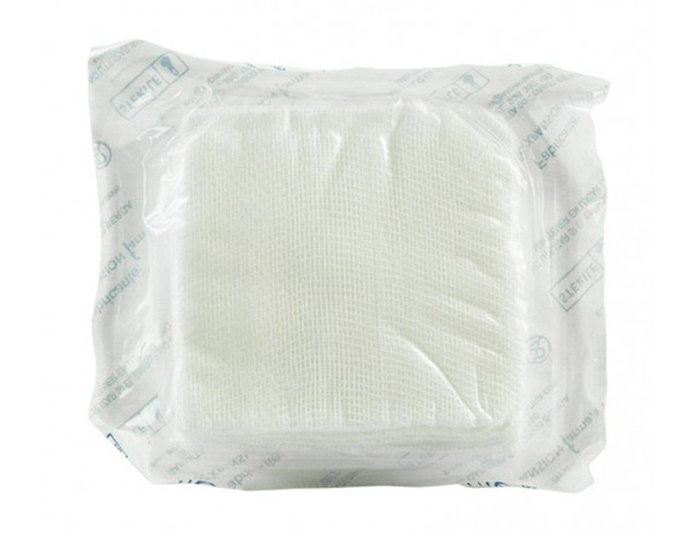 GAZE ESTERIL ALGODAO HIDROFILO CAIXA DE 100 UNIDADES