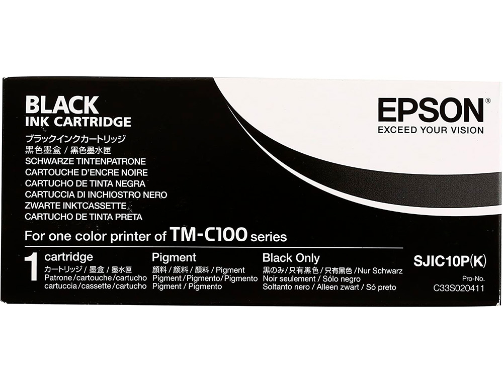 TINTEIRO EPSON TM-C 100 PRETO