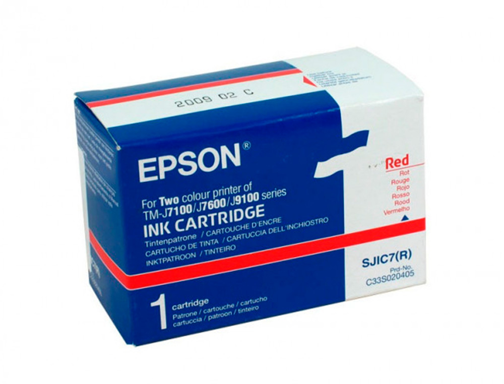 TINTEIRO EPSON TM-J 7100/7600 VERMELHO