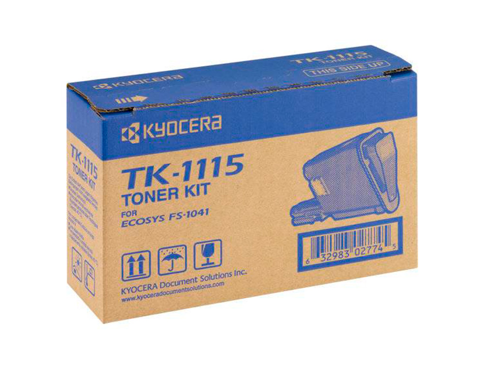 TONER KYOCERA -MITA FS-1041 / 1220MFP / 1320MFP PRETO TK1115