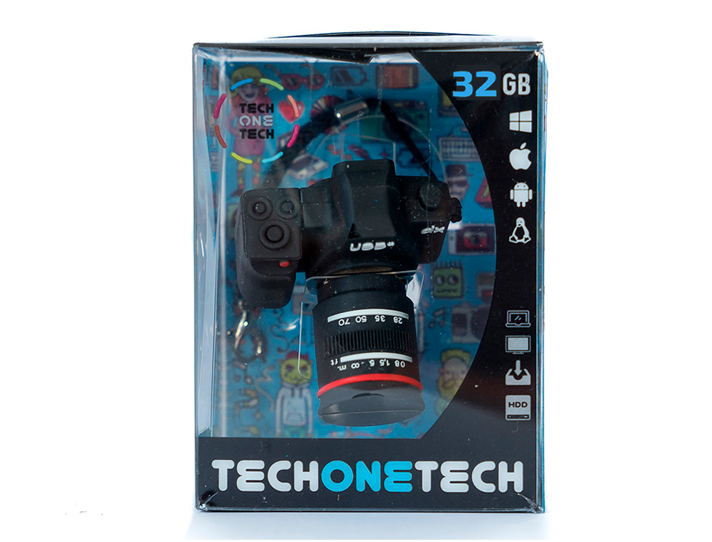 PEN DRIVE USB TECH ONE TECH CAMARA FOTOS DX 32 GB