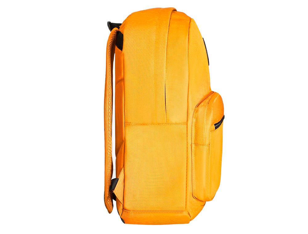 MOCHILA ANTARTIK COM ASA E BOLSO FRONTAL COM FECHO COR MOSTARDA 320X140X430 MM