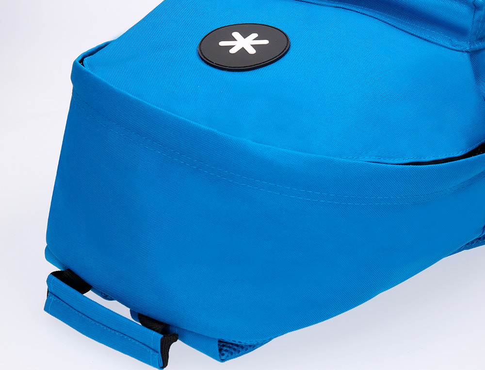 MOCHILA ANTARTIK COM ASA E BOLSO COM FECHO COR AZUL 310X160X410 MM