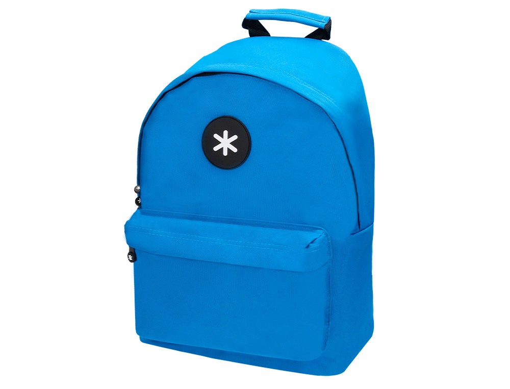 MOCHILA ANTARTIK COM ASA E BOLSO COM FECHO COR AZUL 310X160X410 MM