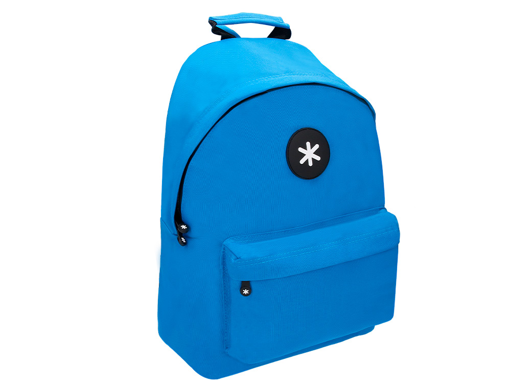 MOCHILA ANTARTIK COM ASA E BOLSO COM FECHO COR AZUL 310X160X410 MM