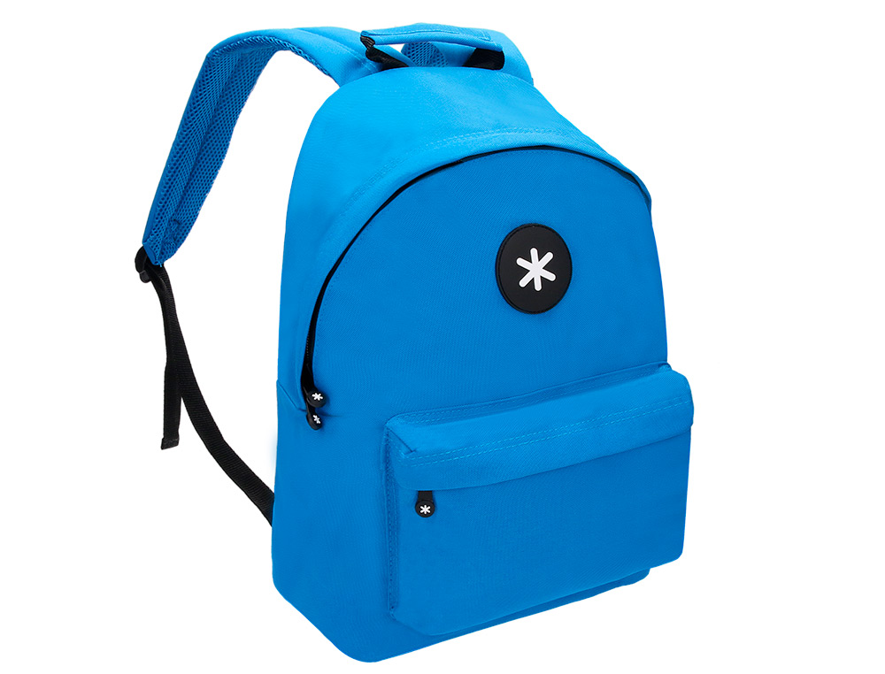 MOCHILA ANTARTIK COM ASA E BOLSO COM FECHO COR AZUL 310X160X410 MM