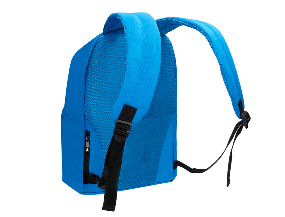 MOCHILA ANTARTIK COM ASA E BOLSO COM FECHO COR AZUL 310X160X410 MM