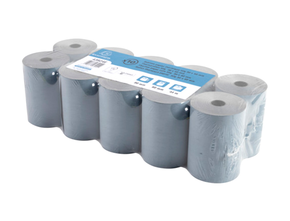 ROLO CALCULADORA EXACOMPTA SAFE CONTACT TERMICO 80 MM X 60 MM 52 G/M2
