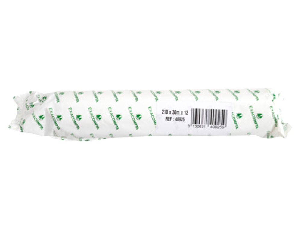 ROLO PAPEL FAX EXACOMPTA 210 MM X 30 MT