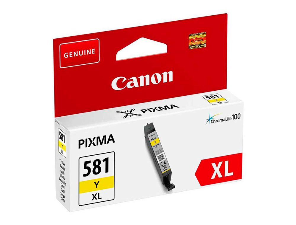 TINTEIRO CANON PIXMA CLI-581XL AMARELO