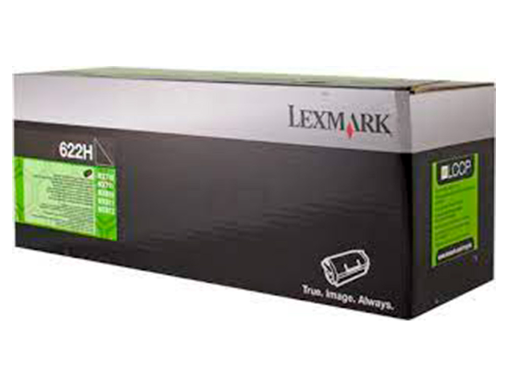 TONER LASER LEXMARK 622H PRETO