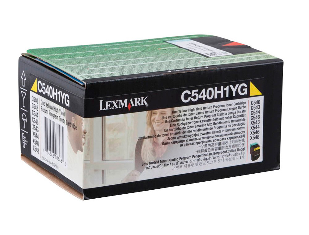 TONER LASER LEXMARK C540H1YG AMARELO C540/ 2000 PAGINAS