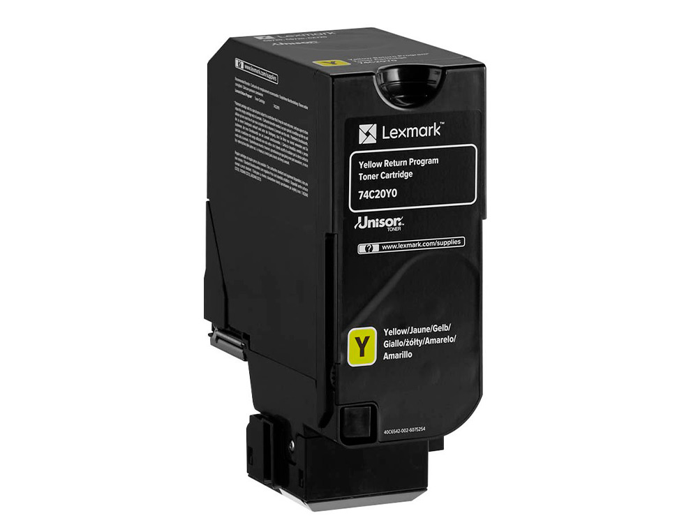TONER LEXMARK LASER 74C20Y0 CX725DE / CS720DE / CS725DE AMARELO 3000 PAGINAS