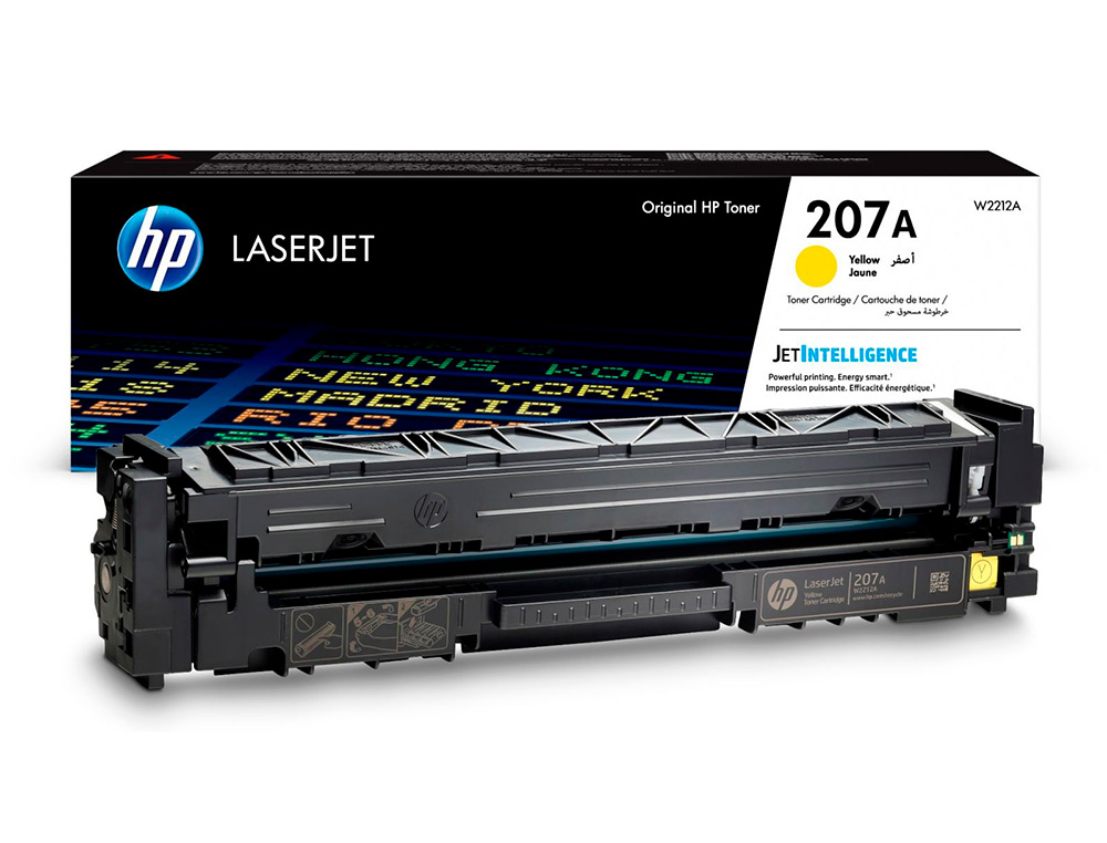 TONER HP 207A HP LASERJET PRO M255DW / M255NW / M282NW / M283FDN AMARELO 1250 PAGINAS