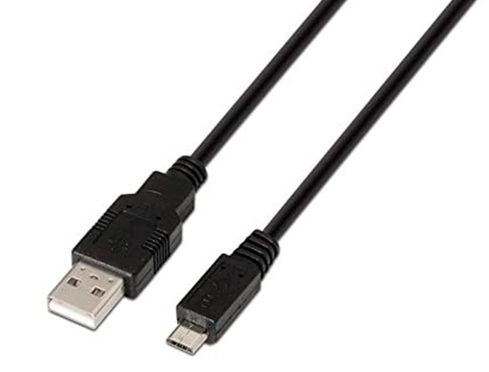 CABO USB NANOCABLE 2.0 TIPO A/M-MICRO USB B/M COR PRETO COMPRIMENTO 0,8 M