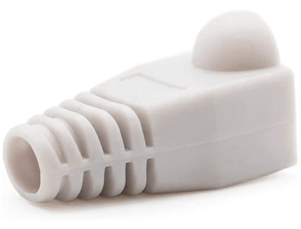 CAPA PROTETORA DE CABO NANOCABLE RJ45 COR CINZA