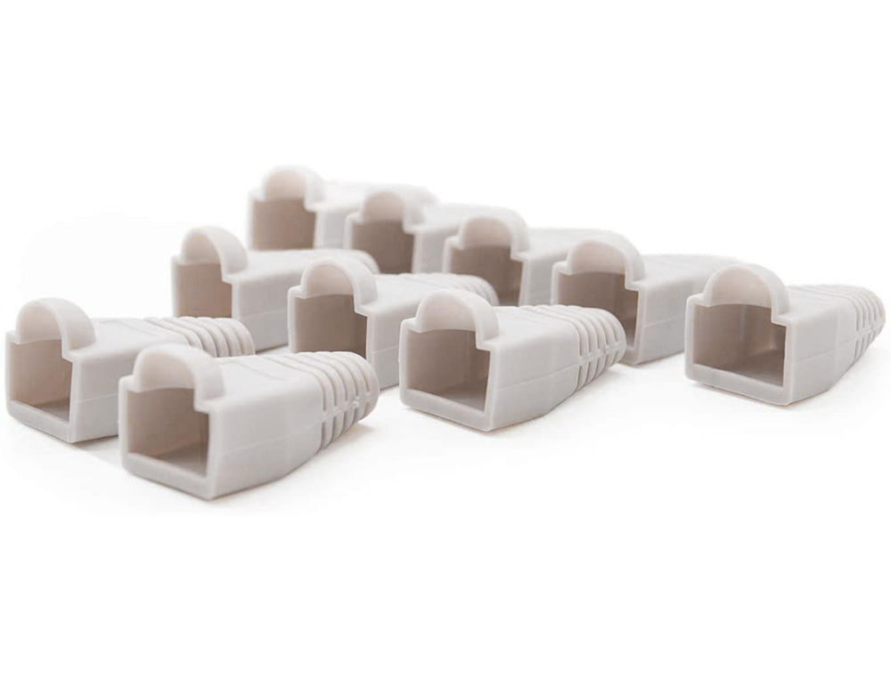 CAPA PROTETORA DE CABO NANOCABLE RJ45 COR CINZA