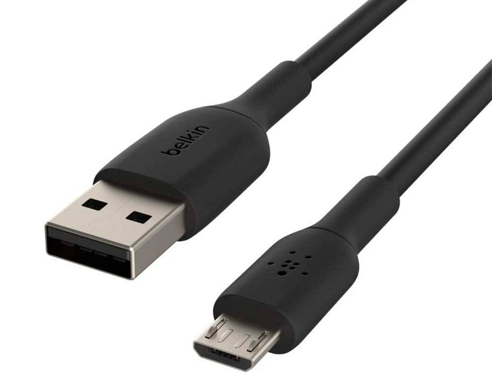 CABO BELKIN CAB005BT1MBK BOOST CHARGE USB-A A MICRO-USB COMPRIMENTO 1 M COR PRETO