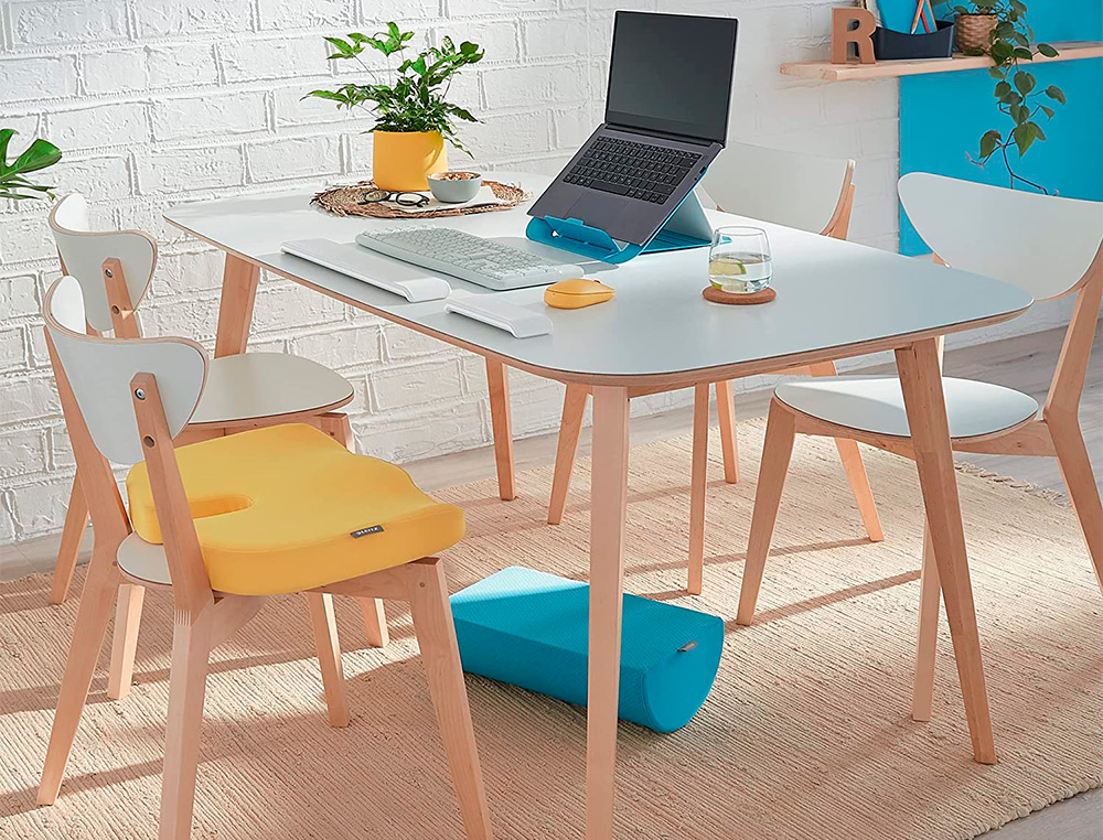 ALMOFADA DE ASSENTO LEITZ ACTIVE ERGO COSY COR CINZA