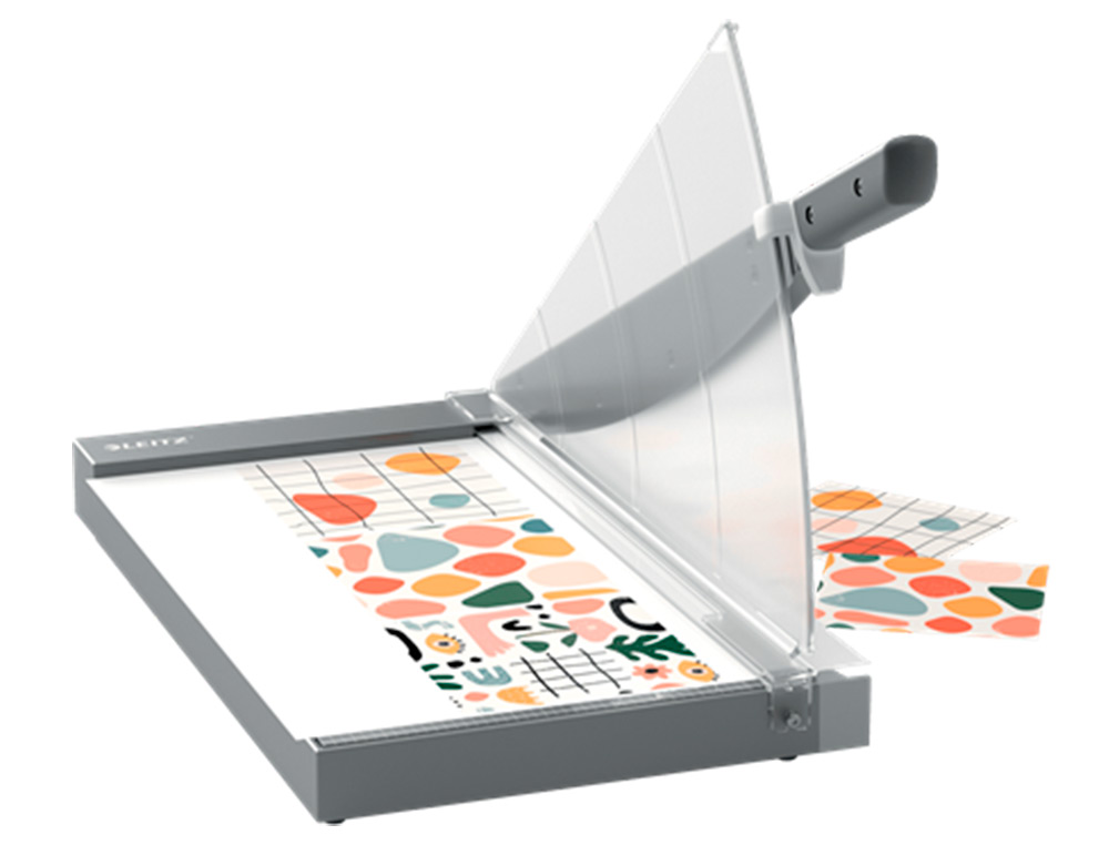 GUILHOTINA DE ALAVANCA LEITZ PRECISION OFFICE PRO A3 BASE VIDRO COMPRIMENTO CORTE 457 MM CAPAC. DE CORTE 25 F
