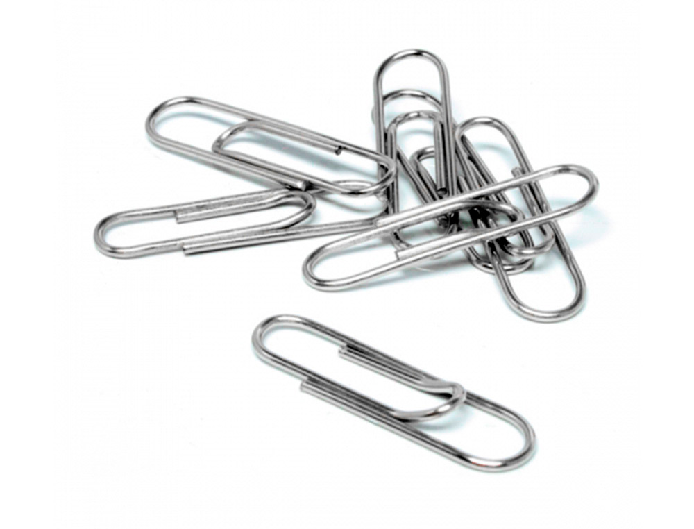 CLIPS ZINCO Q-CONNECT N 4 LABIADOS 50 MM CAIXA DE 100 UNIDADES