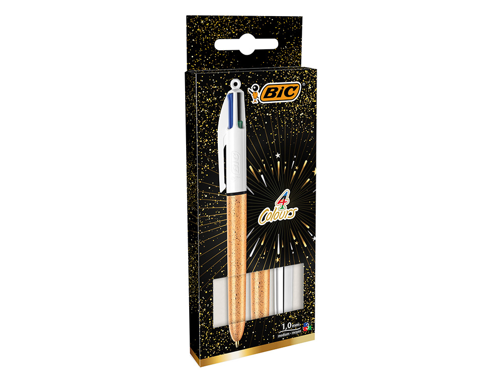 SET OFERTA BIC 50 ANIVERSARIO 2 QUATRO CORES OURO MATE + 1 SHINE PRATA