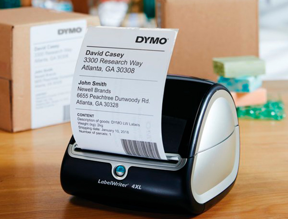 ETIQUETA ADESIVA DYMO LABELWRITER PARA ENVIO 104X159 MM BRANCA PARA IMPRESSORAS 4XL E 5XL