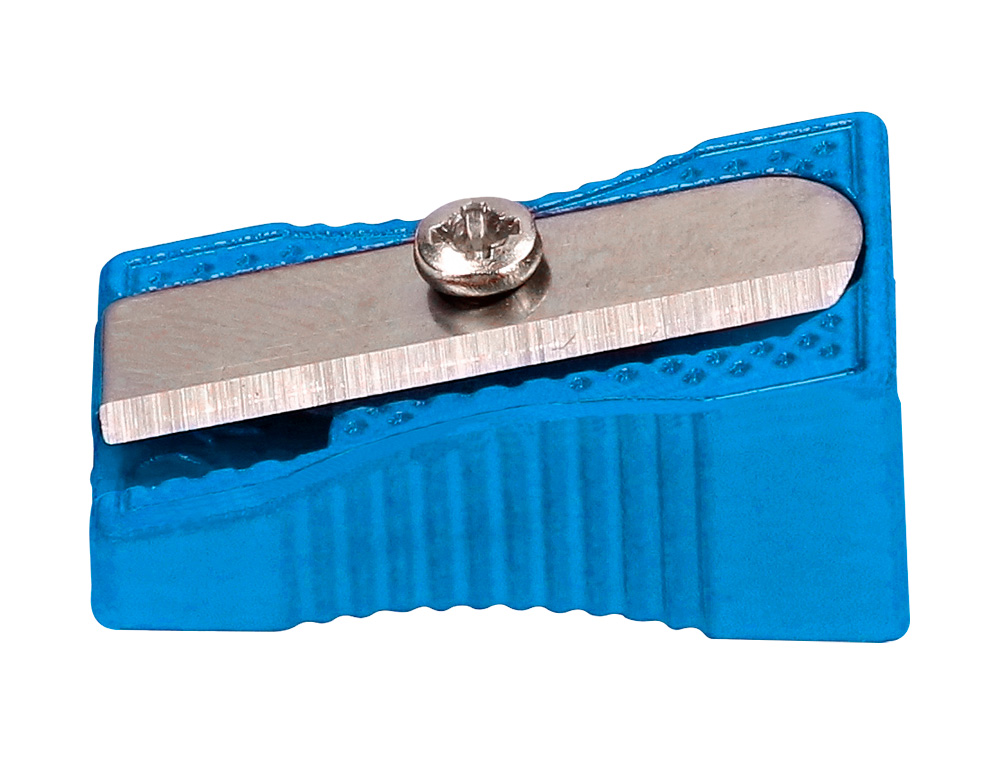 APARA LAPIS LIDERPAPEL METALICO 1 USO COR AZUL