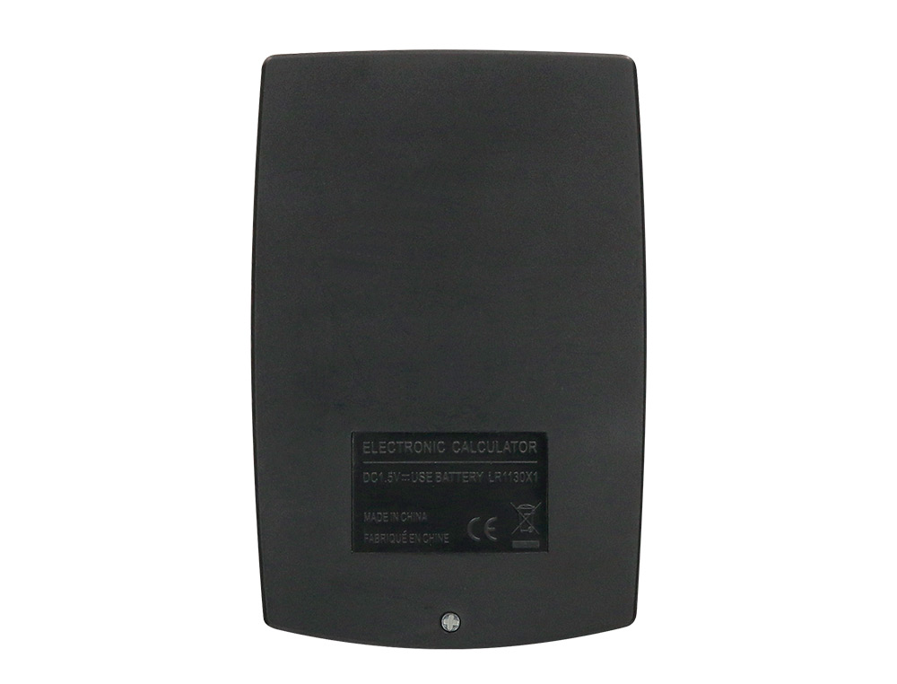CALCULADORA LIDERPAPEL DE BOLSO XF01 8 DIGITOS PILHAS COR PRETO 99X64X9 MM