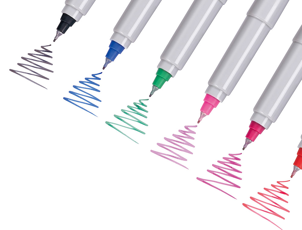 MARCADOR SHARPIE PERMANENTE ULTRA FINO PONTA 0,5 MM BLISTER 12 UNIDADES CORES SORTIDAS