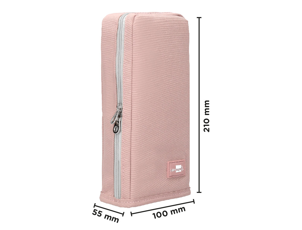 ESTOJO ESCOLAR LIDERPAPEL VERTICAL 4 DEPARTAMENTOS IMAN PARA CONVERTER EM PORTA LAPIS SORTIDOS 210X100X55MM
