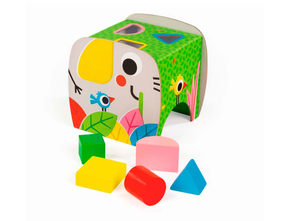 JOGO DISET DE MESA ELEFANTE FORMAS GEOMETRICAS