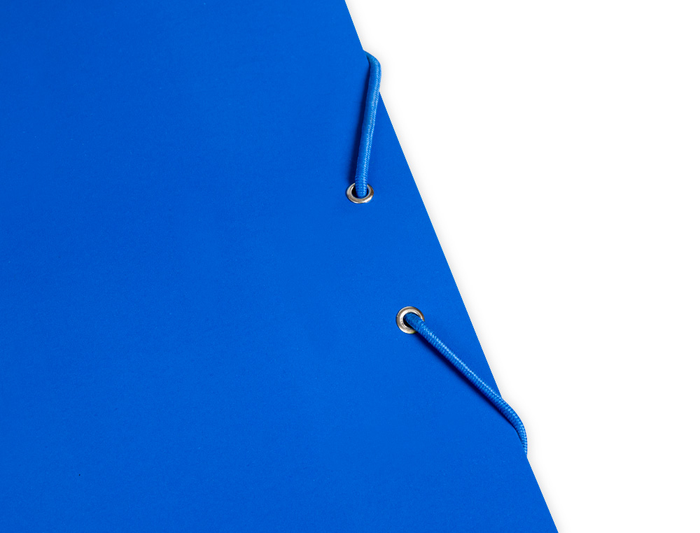 PASTA LIDERPAPEL DE ELASTICOS FOLIO 3 ABAS CARTAO PLASTIFICADO COR AZUL