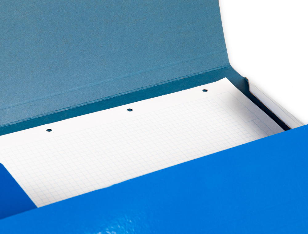 PASTA LIDERPAPEL DE ELASTICOS FOLIO 3 ABAS CARTAO PLASTIFICADO COR AZUL