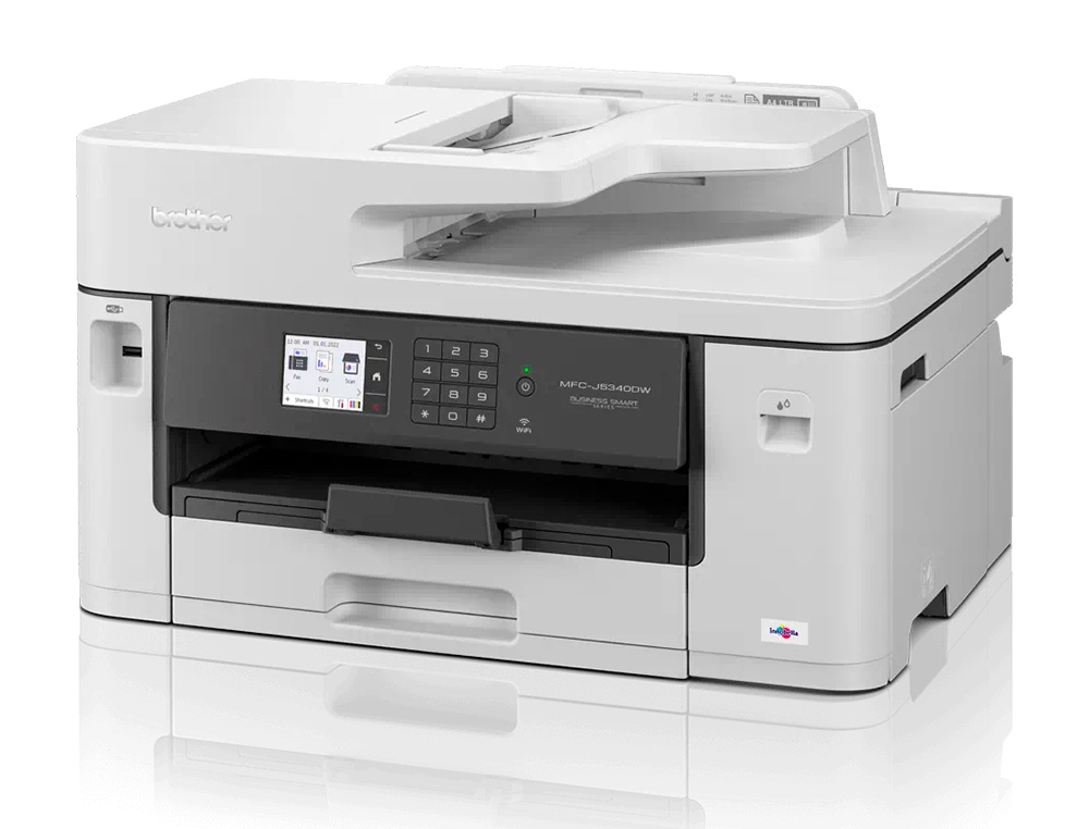 MULTIFUNÇ ES BROTHER MFC-J5340DW PROFISSIONAL A4 / A3 COR TINTA 28PPM DUPLEX TATIL WIFI BANDEJA 250 FOLHAS