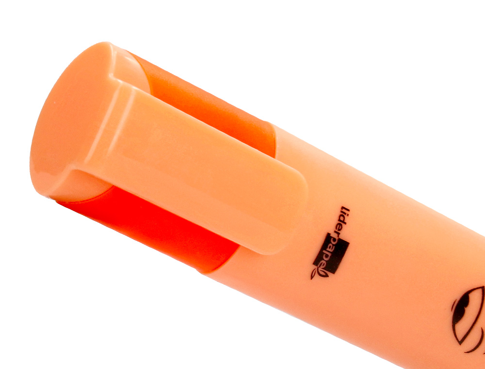 MARCADOR LIDERPAPEL FLUORESCENTE PASTEL PONTA BISELADA ESTOJO DE 6 UNIDADES CORES SORTIDAS